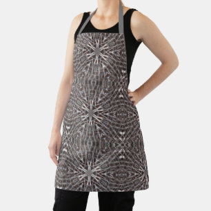 Metallische Metallmesh Silberne Schürze