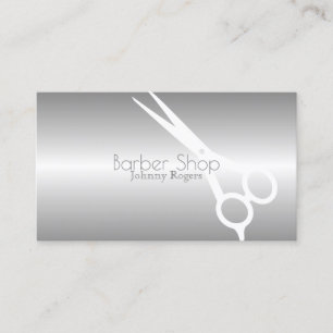 Metallische moderne graue Abdeckung Visitenkarte