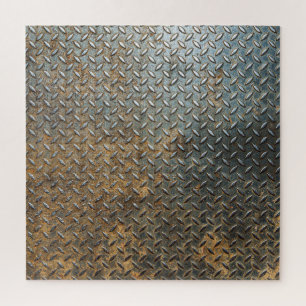 Metallische Oberfläche, reflektierende Textur Hint Puzzle