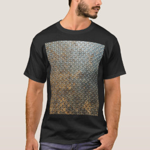 Metallische Oberfläche, reflektierende Textur Hint T-Shirt