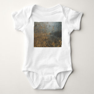 Metallische Oberfläche, reflektierender Texturhint Baby Strampler