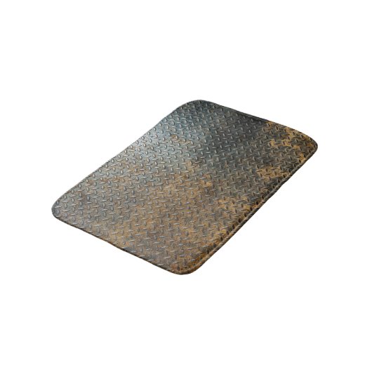 Metallische Oberfläche, reflektierender Texturhint Badematte (Schrägansicht)