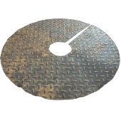 Metallische Oberfläche, reflektierender Texturhint Polyester Weihnachtsbaumdecke (Schrägansicht)