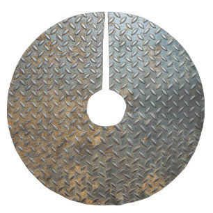 Metallische Oberfläche, reflektierender Texturhint Polyester Weihnachtsbaumdecke