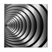 Metallische optische Täuschung Fliese (Vorderseite)