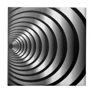 Metallische optische Täuschung Fliese