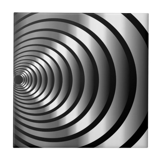 Metallische optische Täuschung Fliese (Vorderseite)