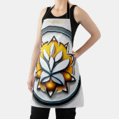 Metallische Orchidee: Eine rosa und gelbe Extravag Schürze (InSitu)