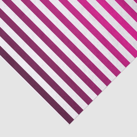 Metallische Pink-und Weiß-Streifen Seidenpapier (Ausschnitt)