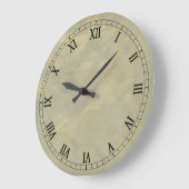 Metallische Plaster-Imitate schließen Wallclock rö Große Wanduhr (Winkel)