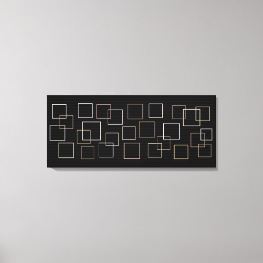 Metallische Plätze Leinwanddruck (Vorderseite)