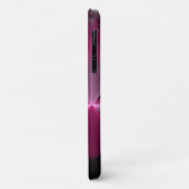 Metallische rosa Blume Blumenblätter Case-Mate iPhone Hülle (Hinten/Links)