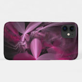 Metallische rosa Blume Blumenblätter Case-Mate iPhone Hülle (Rückseite (Horizontal))