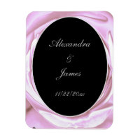 Metallische Rosa Flexible Foto-Magnet