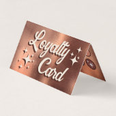 Metallische, rosa Lippenkarte Visitenkarten (Vorderseite)