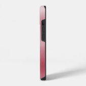 Metallische Rose Gold und Glitzer Wave iPhone Hülle (Linke Seite)