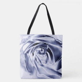Metallische Rose Gray Tote Tasche