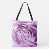 Metallische Rose Lila Tote Bag Tasche (Rückseite)