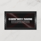 Metallische, rostfreie Stahlbänder, Look #50 Visitenkarte (Vorderseite)