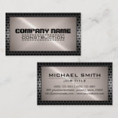 Metallische, rostfreie Stahlbänder, Schaubild #43 Visitenkarte (Vorne/Hinten)