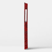 Metallische rote lackierte Aluminiumlackierung und Case-Mate iPhone Hülle (Rückseite / Links)