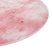 Metallische Rote Leinwand: Pinselstrich Elegance. Schneidebrett (Ecke)