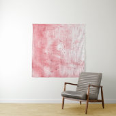 Metallische Rote Leinwand: Pinselstrich Elegance. Wandteppich (Beispiel (Horizontal))