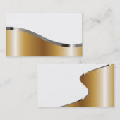 Metallische schauende Visitenkarte (Vorne/Hinten)