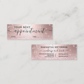 metallische Scheinverabredung des Mini Visitenkarte (Vorne/Hinten)