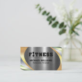 Metallische Schichten | Fitness Loyalty Card Treuekarte (Stehend Vorderseite)