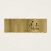 Metallische Script-Gestell-Schmuckkarte (Vorderseite)