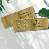 Metallische Script-Gestell-Schmuckkarte