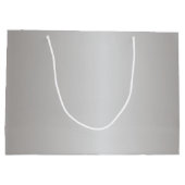 Metallische Silberglocken Große Geschenktüte (Rückseite)