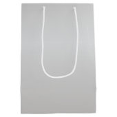 Metallische Silberglocken Mittlere Geschenktüte (Rückseite)