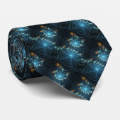 Metallische Spinnweben Krawatte (Gerollt)