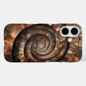 Metallische Spirale Case-Mate iPhone Hülle (Rückseite (Horizontal))