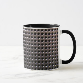 Metallische Stahlgitterfeld ~ Tasse