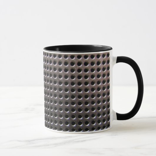 Metallische Stahlgitterfeld ~ Tasse (Rechts)
