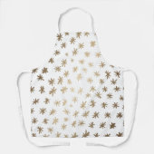 Metallische Sterne - Gold Schürze (Vorderseite)