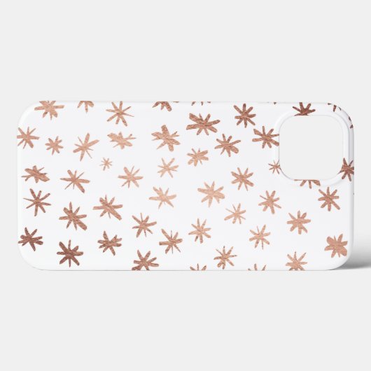 Metallische Sterne - Kupfer Case-Mate iPhone Hülle (Rückseite (Horizontal))