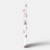 Metallische Sterne - Kupfer Case-Mate iPhone Hülle (Rückseite / Links)