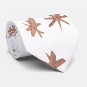 Metallische Sterne - Kupfer Krawatte (Gerollt)