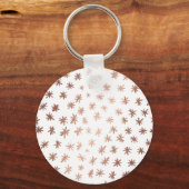 Metallische Sterne - Kupfer Schlüsselanhänger (Rückseite)