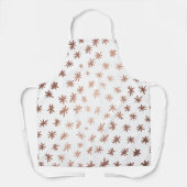 Metallische Sterne - Kupfer Schürze (Vorderseite)