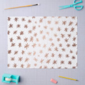 Metallische Sterne - Kupfer Seidenpapier (Basteln)
