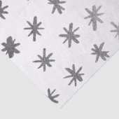 Metallische Sterne - silber Seidenpapier (Detail)
