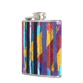 Metallische Streifen Flachmann (Links)