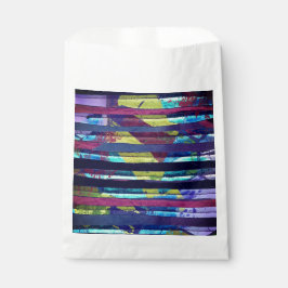 Metallische Streifen Geschenktütchen