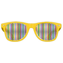 Metallische Streifen Party Shades