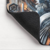 Metallische Strömungen Mousepad (Ecke)